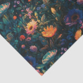 Dunkles Hütte Garden Tissue Paper Seidenpapier (Detail)