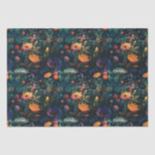 Dunkles Hütte Garden Tissue Paper Seidenpapier (Vorderseite)