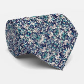 Dunkles Indigo, Marineblau, Teal, Amethyst... Krawatte (Gerollt)