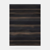 Dunkles Japandi-Anthrazit-Holz-Kohle-Minimalist Acrylschild (Vorderseite)