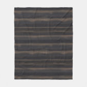 Dunkles Japandi-Anthrazit Holz Minimalist Fleecedecke (Vorderseite)