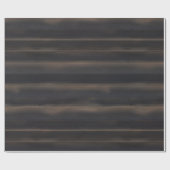 Dunkles Japandi-Anthrazit-Holz-Minimalist Geschenkpapier (Flach)