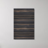 Dunkles Japandi-Anthrazit-Holz-Minimalist Leinwanddruck (Vorderseite)