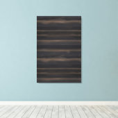 Dunkles Japandi-Anthrazit-Holz-Minimalist Leinwanddruck (Insitu (Holzboden))