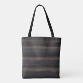 Dunkles Japandi-Anthrazit Holz Minimalist Tasche (Rückseite)