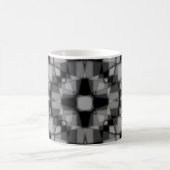 Dunkles Kaleidoskopmuster Kaffeetasse (Mittel)