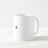 Dunkles Katze Kaffee Mit Totenkopf Tasse Oversized (VorderseiteRechts)