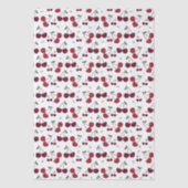 Dunkles Kirschmuster Seidenpapier (Vorderseite)