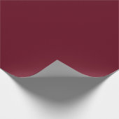 Dunkles Kirschrot Geschenkpapier (Ecke)