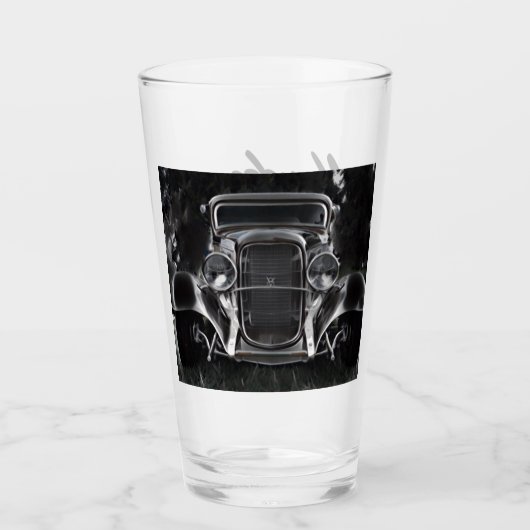 Dunkles Klassiker-Auto Glas (Vorderseite)