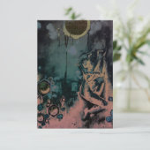 dunkles Koma Einladung (Stehend Vorderseite)