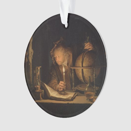 Dunkles Labor Weihnachten Ornament (Vorderseite)