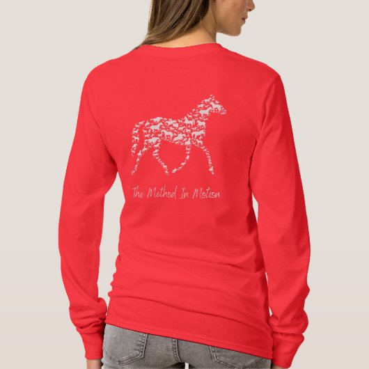 Dunkles, langes Shirt (Rückseite)