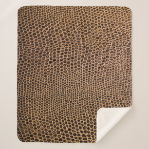 Dunkles Leder: Eleganter einfacher Hintergrund Sherpadecke