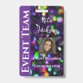 Dunkles Lila Foto Ausweis (Front)