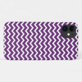 Dunkles lila Sparren-Muster Case-Mate iPhone Hülle (Rückseite (Horizontal))
