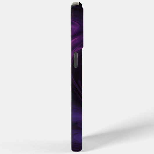 Dunkles Lila Swirbeldesign Case-Mate iPhone Hülle (Rückseite / Rechts)