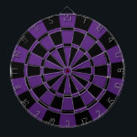 Dunkles Lila und schwarz Dartscheibe<br><div class="desc">Dunkles lila und schwarzes Pfeil-Brett</div>