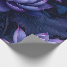 Dunkles Lotus Night Wrapping Paper