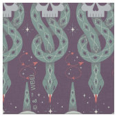 Dunkles Mal Geometrisches Symbolmuster Stoff (Nahaufnahme)