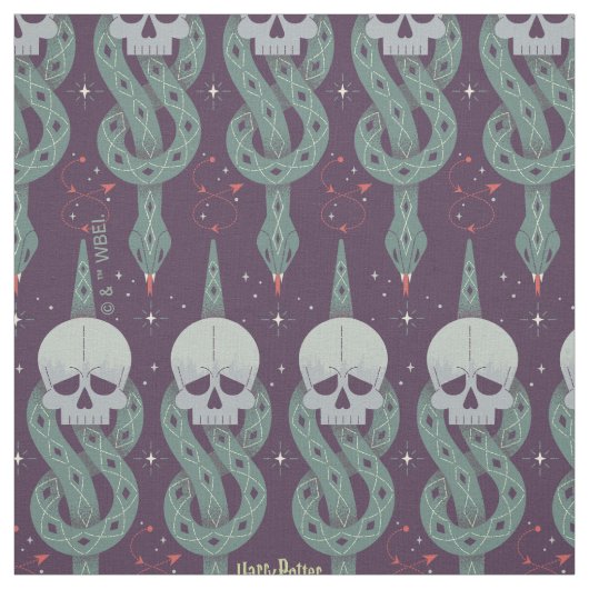 Dunkles Mal Geometrisches Symbolmuster Stoff (Muster)