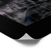 "Dunkles Mansion" Poster (Ecke)