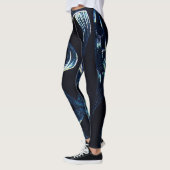 Dunkles Marineblau Leggings (Links)