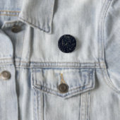 Dunkles Marmor-Muster Abstrakter Alkohol-Tinte-Sti Button (Beispiel)