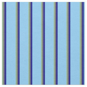 Dunkles Meer grün, dunkelgrau, blau und hellblau Stoff