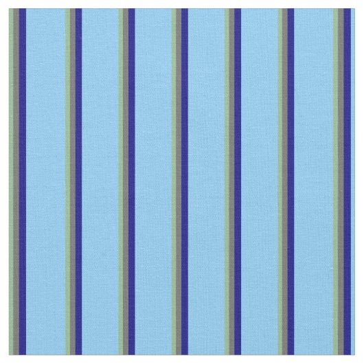Dunkles Meer grün, dunkelgrau, blau und hellblau Stoff (Nahaufnahme)