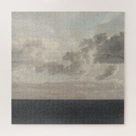 Dunkles Meer, Öl auf Leinwand, Vintage Kunst, Puzzle