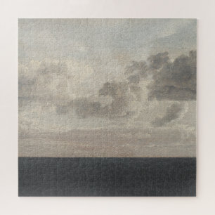 Dunkles Meer, Öl auf Leinwand, Vintage Kunst, Puzzle