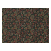 Dunkles, melancholisches, vintage-blumiges, gotisc tischdecke (Vorderseite (Horizontal))