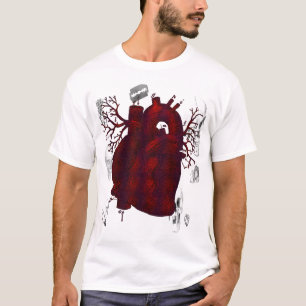 Dunkles menschliches Herz-Shirt T-Shirt