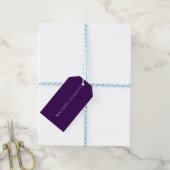 Dunkles, minimalist, schlichtes Modernes Design Geschenkanhänger (Mit Garn)