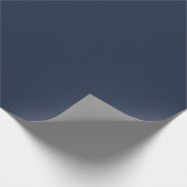 Dunkles Mitternachtsblaues Geschenkpapier Rolle (Ecke)