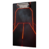 Dunkles modernes Neon-Halloween Premium-Design Klemmbrett (Links)