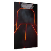 Dunkles modernes Neon-Halloween Premium-Design Klemmbrett (Rechts)