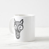 Dunkles Monster Kaffeetasse (Vorderseite Links)