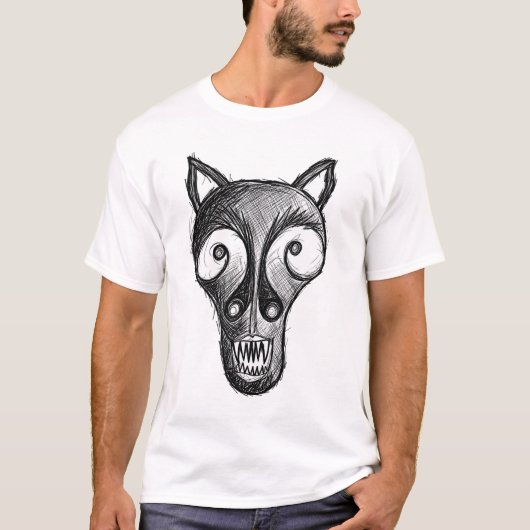Dunkles Monster T-Shirt (Vorderseite)