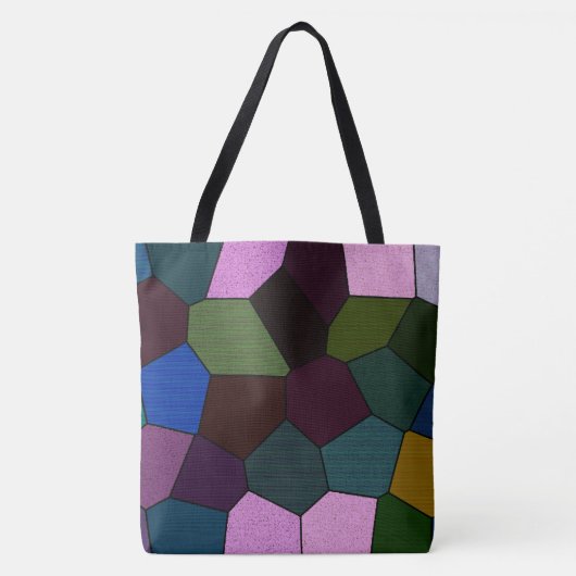 Dunkles Mosaik Tasche (Vorderseite)