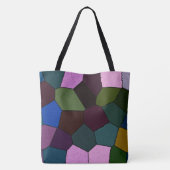 Dunkles Mosaik Tasche (Rückseite)