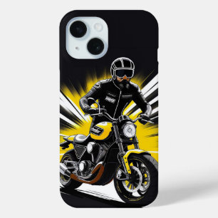 Dunkles Motorradfahrer-Abenteuer-Design für Fahrer Case-Mate iPhone Hülle