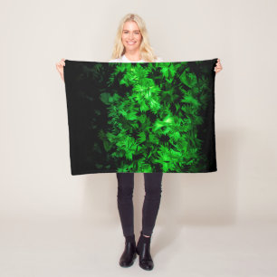 Dunkles Muster Fleecedecke