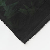 Dunkles Muster Fleecedecke (Ecke)