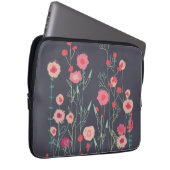 Dunkles Muster Laptopschutzhülle (Vorne Rechts)