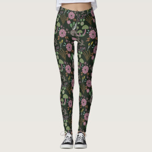 Dunkles Muster Leggings