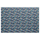 Dunkles Nahtloses Muster mit blauen Schmetterlinge Stoff (Fat Quarter (45,7 x 55,9 cm))