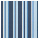 Dunkles nautical Light Blue Stripes Muster Stoff (Nahaufnahme)