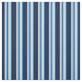 Dunkles nautical Light Blue Stripes Muster Stoff (Muster)